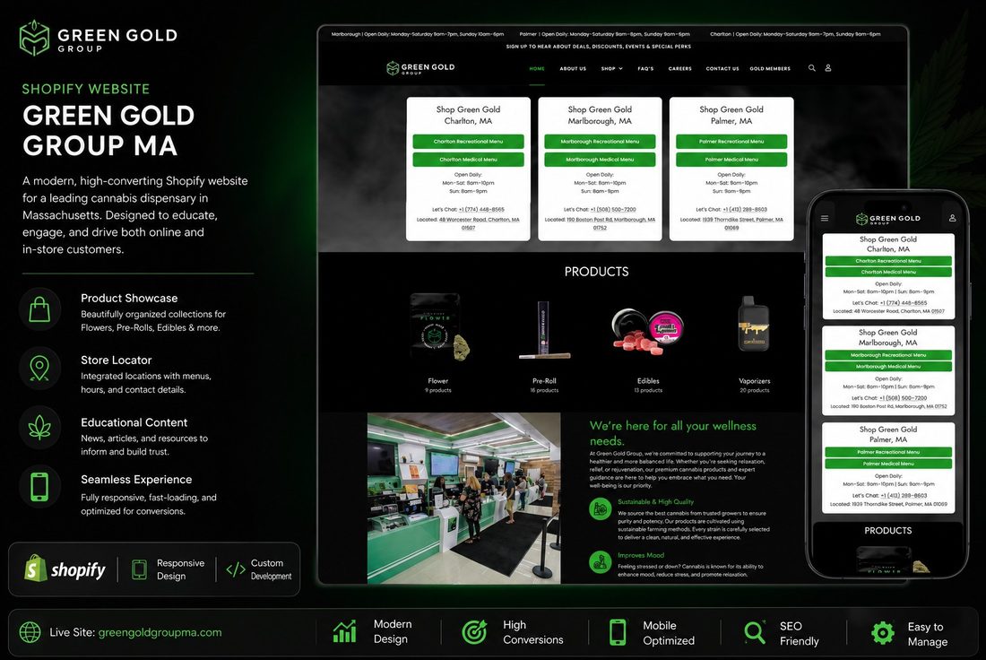 Green Gold Group website by Kingsland